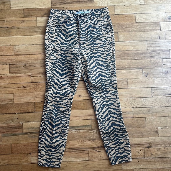 Good American Denim - BRAND NEW American Good Waist Ankle Crop Zebra Jeans animal COMFORTABLE!! Sexy!